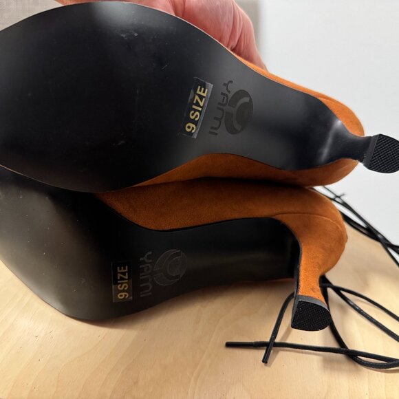 Yami Dance Shoe - Amanda Brown Heel Size 9 / 3in Flared Heel - Picture 6 of 7